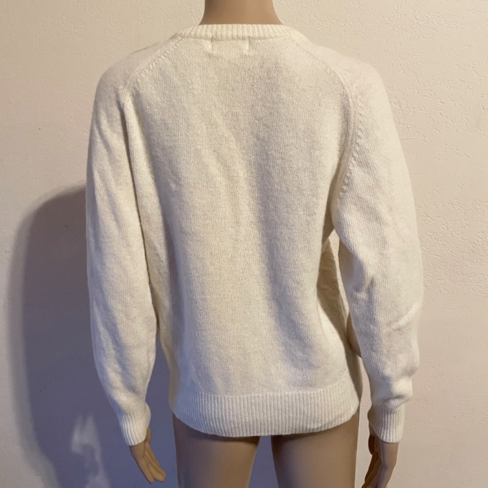 Vintage RAFAELLA Lambswool blend cardigan SZ M - Picture 2 of 5